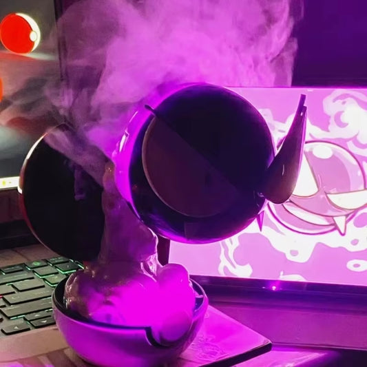 Anime Gastly Humidifier Pokemon Water Replenishing Spray Desktop Air Purifier LED Lamp Decorations Indoor Ambient Atomizer Gift