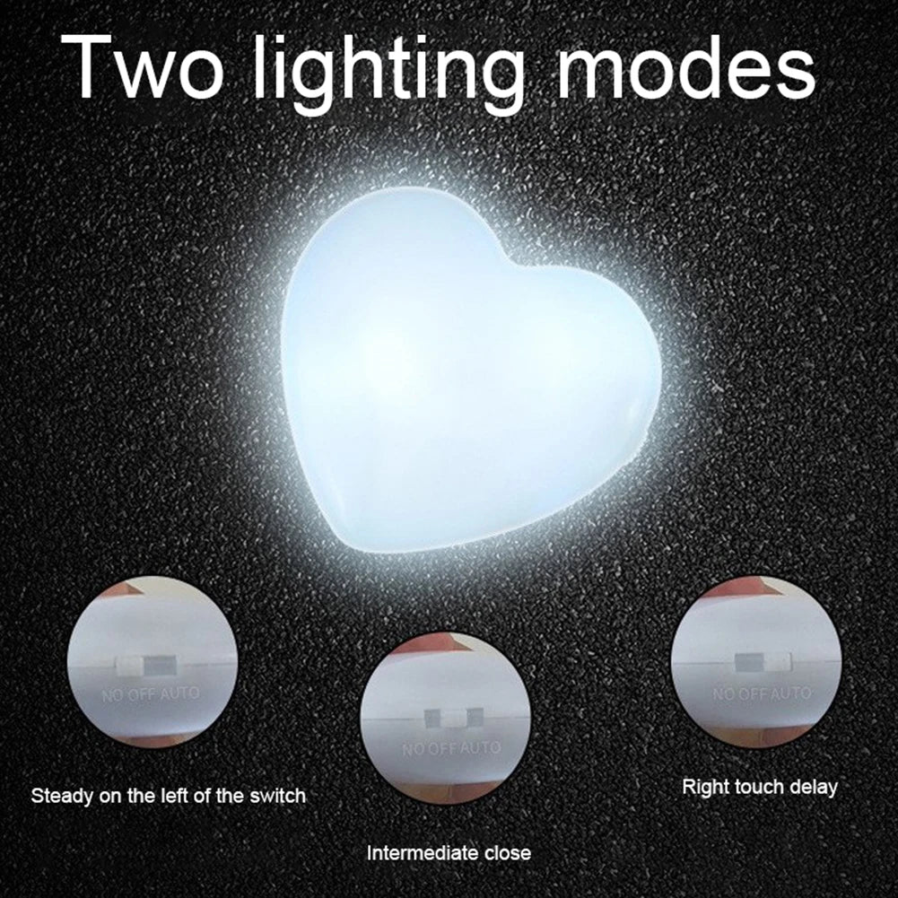 1-3Pcs LED Handbag Light Bag Lamp Heart round Star Shaped Touch Sensor Purse Night Light with Keychain Xmas Gifts for Women Girl