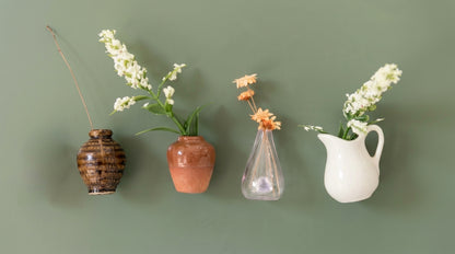 Florero Magnético de Cerámica para Refrigerador | Porta Flores Decorativo